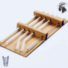 Juego de 4 Popotes de Vidrio