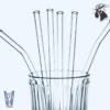 Juego de 4 Popotes de Vidrio