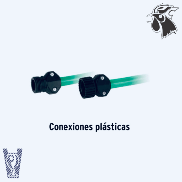 Manguera Pretul 1/2" 3 Capas Conexiones de Plastico