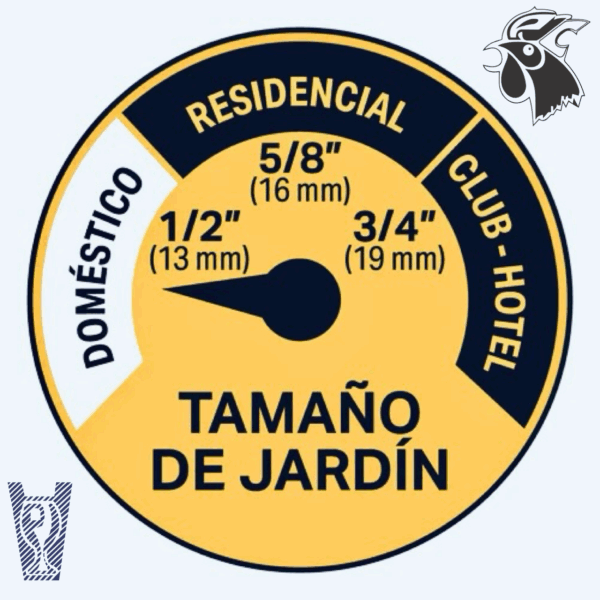 Manguera Pretul 1/2" 3 Capas Conexiones de Plastico