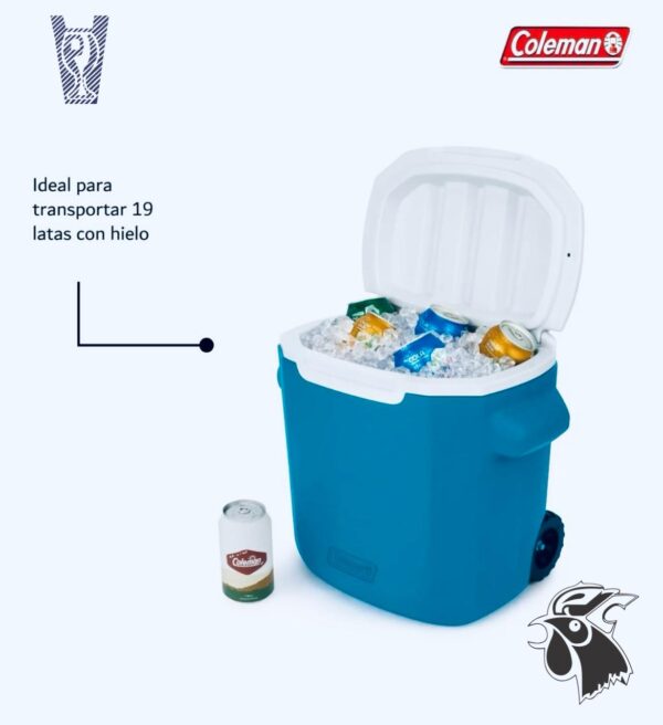 Hielera Coleman con Ruedas 28 QT