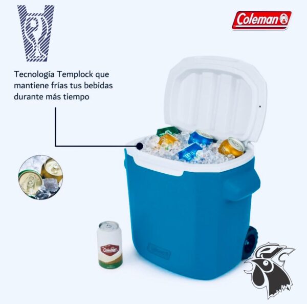 Hielera Coleman con Ruedas 28 QT