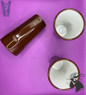 Vaso Chocolate de Porcelana