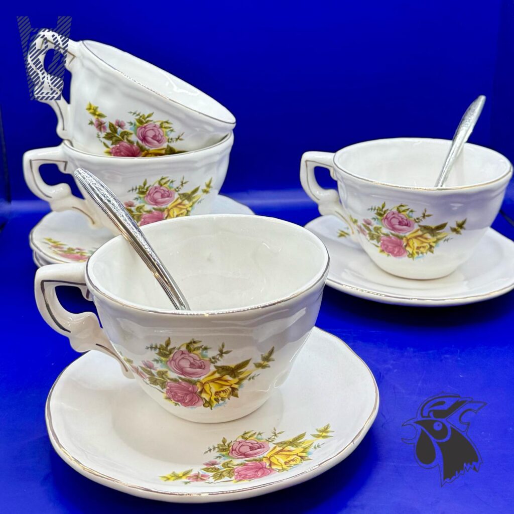 Juego de Tazas Colonial