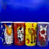 Taza Alta de Animales de Porcelana