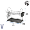 Escurridor para Trastes BLK Negro