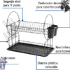 Escurridor para Trastes BLK Negro