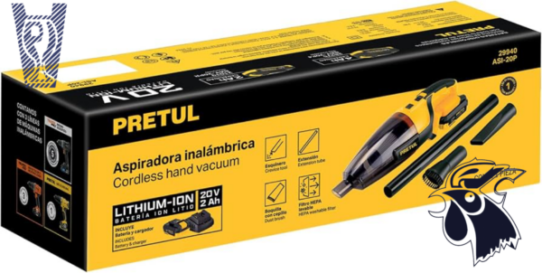 Aspiradora Inalámbrica para Auto 20V Pretul