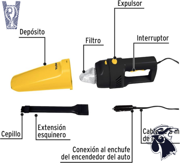 IMG_1161 Aspiradora para Auto 12V Pretul