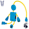 Multicontacto Infantil Blue de 4 Entradas