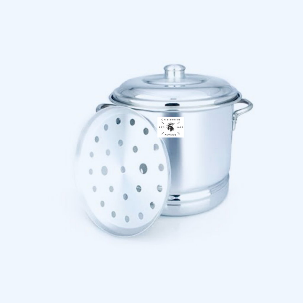 Vaporera de Aluminio Cotorro del #34 26.5L
