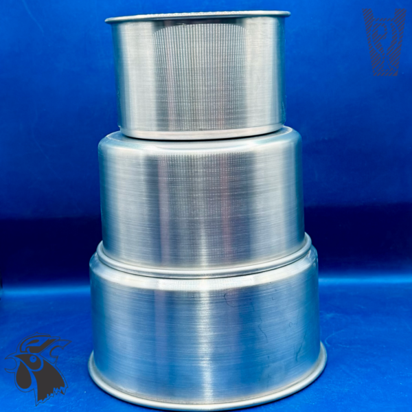 Moldes para Hornear de Aluminio de 8cm Alto