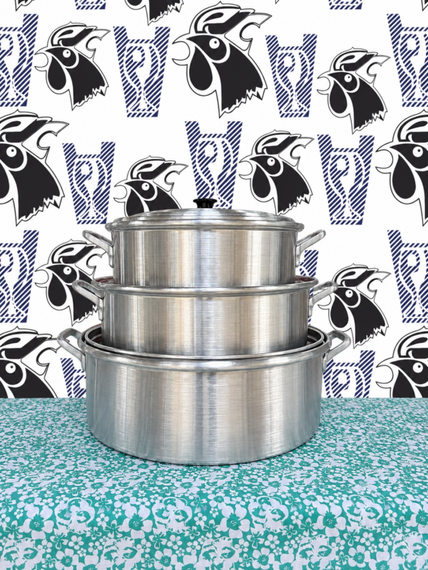 Juego de Budineras de Aluminio con Tapa