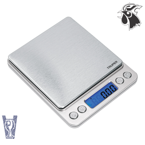 Báscula Electrónica de Precisión de Bolsillo Truper – 500 g