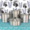 Juego de Vaporeras de Aluminio con Tapa