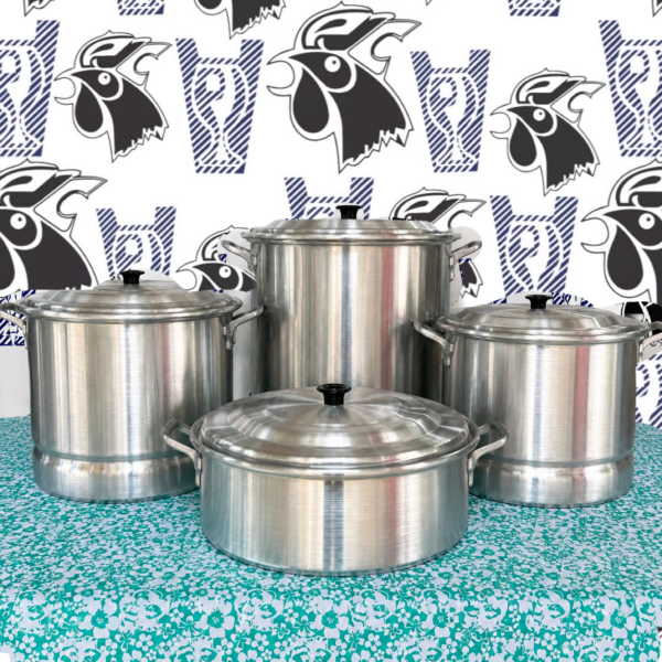 Juego de Vaporeras de Aluminio con Tapa