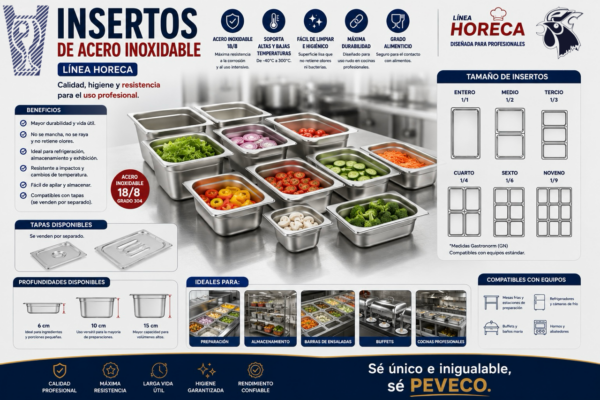 Insertos de Acero Inoxidable Dif Modelos Dif Tamaños