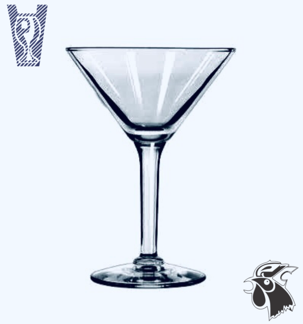 Copa Martini Colombiana de Vidrio – 274 ml