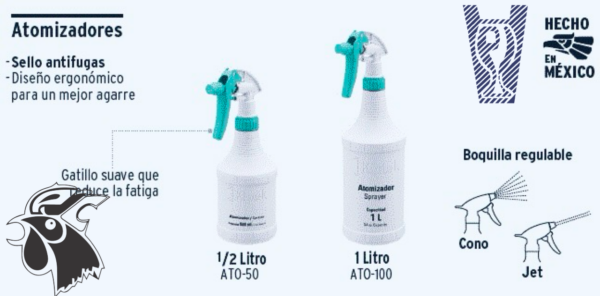 Atomizadores Klintek Dif Capacidades