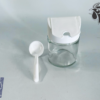Azucarera de Vidrio con Tapa y Cuchara