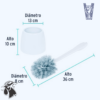 Cepillo para Sanitario KLINTEK con Base